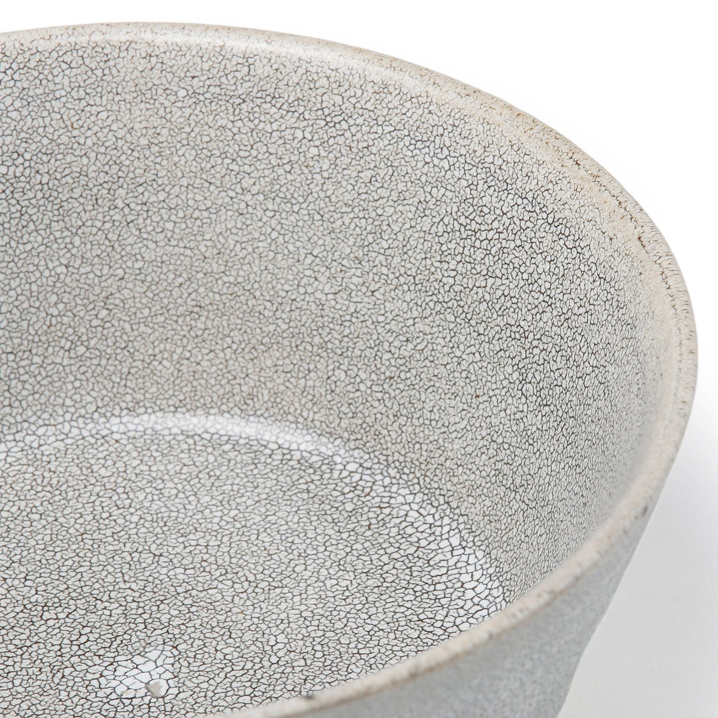 Hyouzangama Kairagi Crackle Glaze Bowl Flat