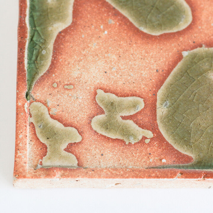 Shigarakiyaki Rectangle Flat Dinner Plate