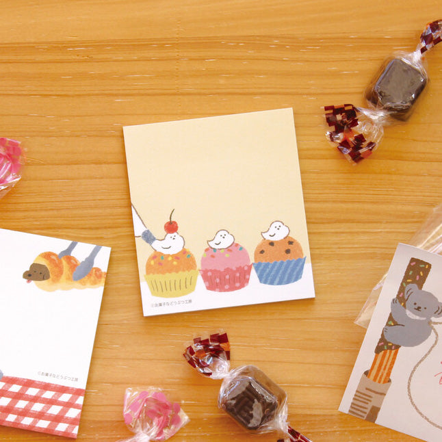 Sticky note SWEETS ANIMALS