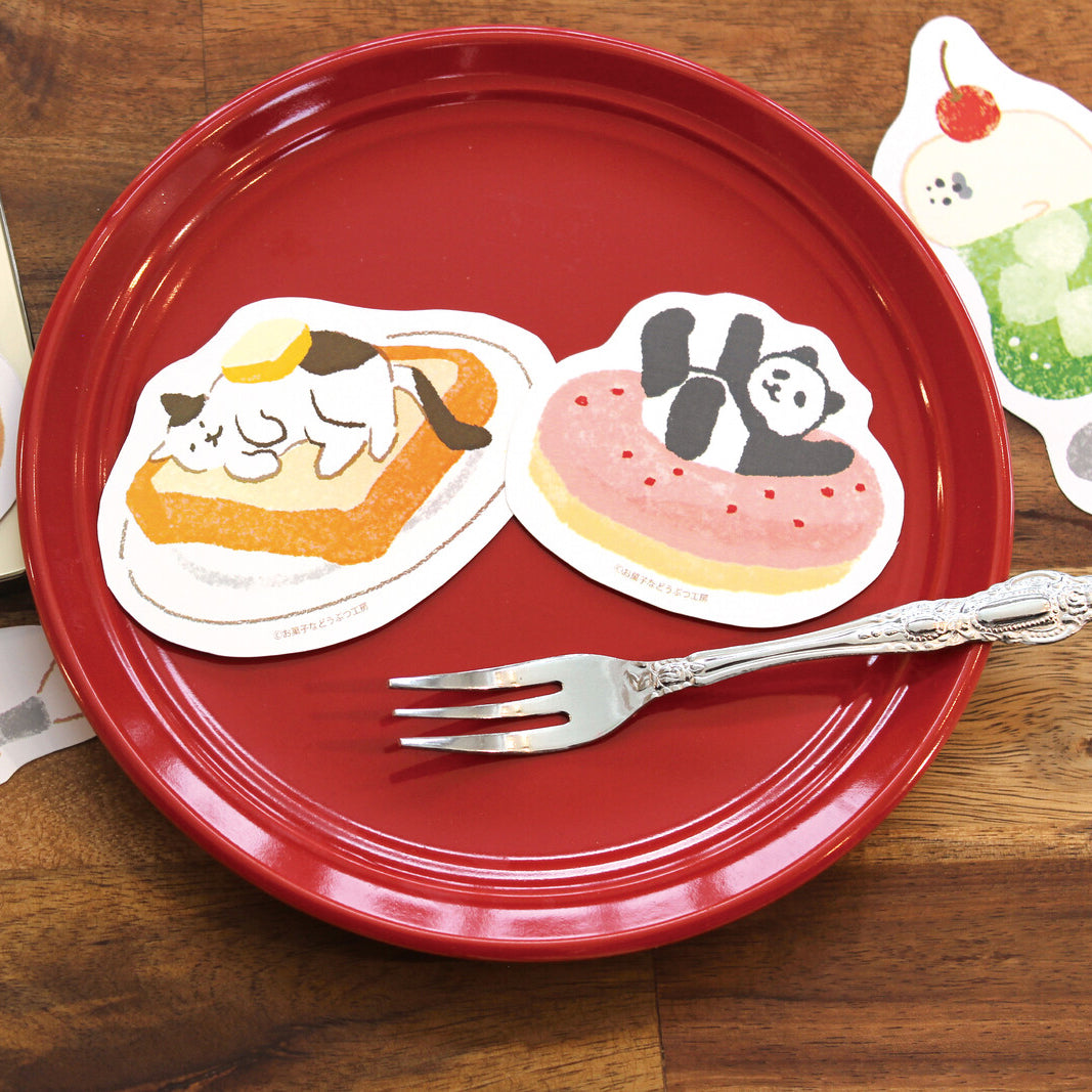 Sweets Animal Kobo Sticker Pan Neko