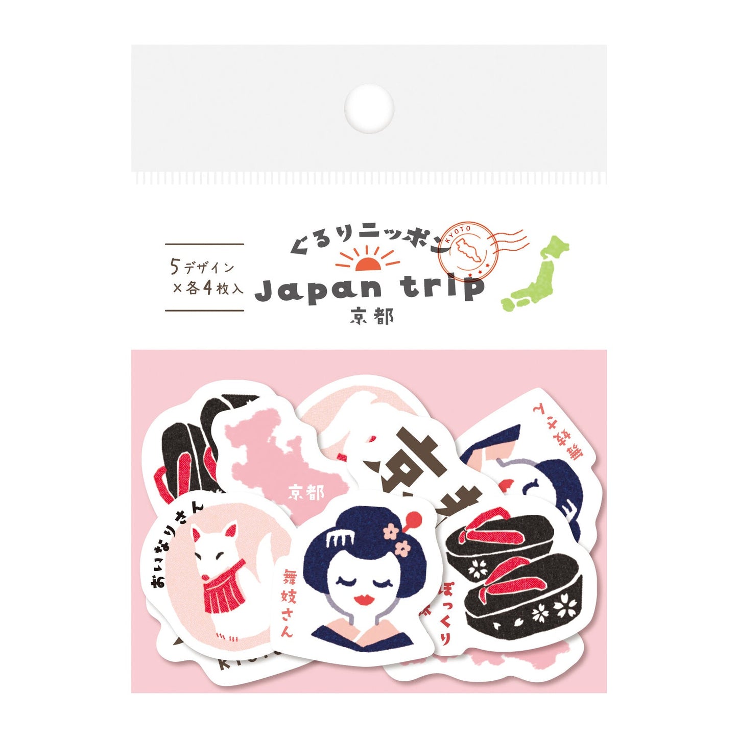 Japan Flake Sticker Kyoto
