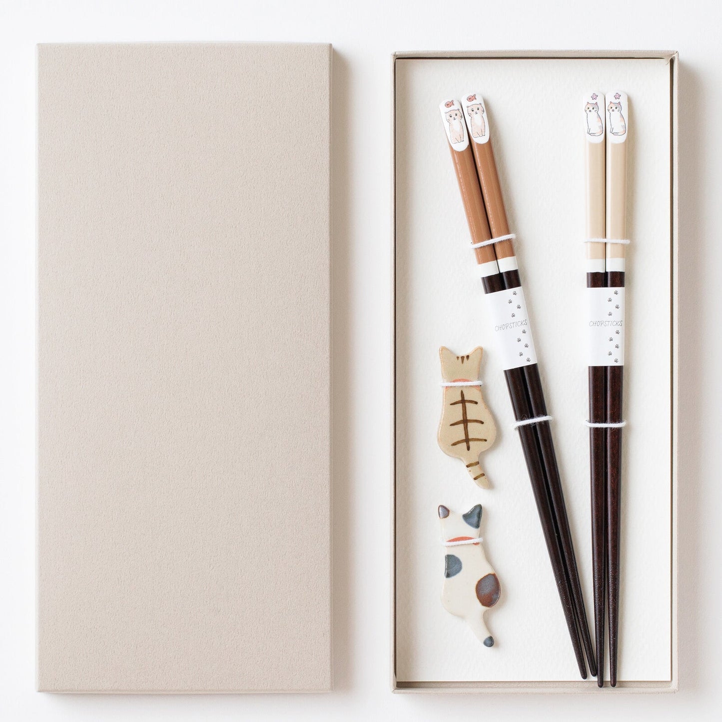 Chopsticks and Chopstick rests set of 2