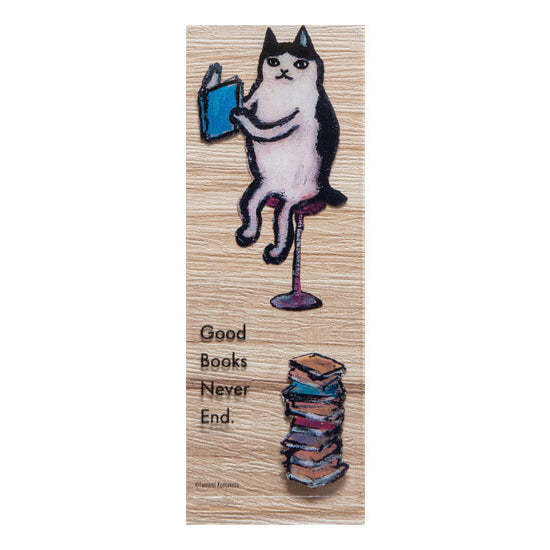 Bookmark book cat