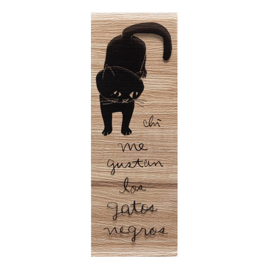 Bookmark black cat