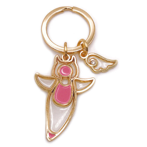 Animal Key Ring with Mini Charm Clione