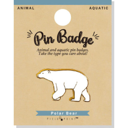 Polar Bear Enamel Pin – Cute Arctic Animal Badge for Backpacks & Gifts
