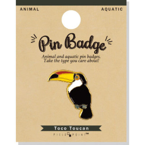 Toco Toucan Enamel Pin – Colorful Tropical Bird Badge for Bags & Gifts