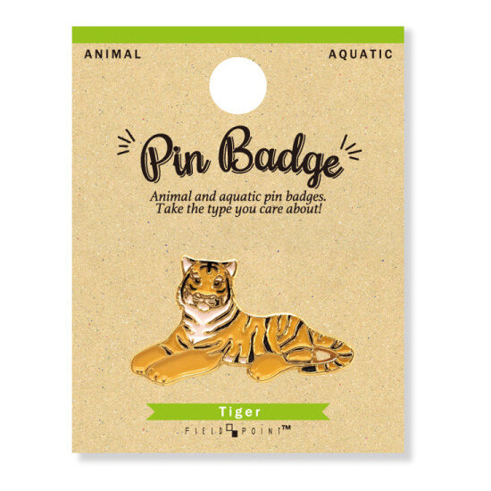 Tiger Enamel Pin – Fierce Wild Animal Badge for Backpacks & Gifts