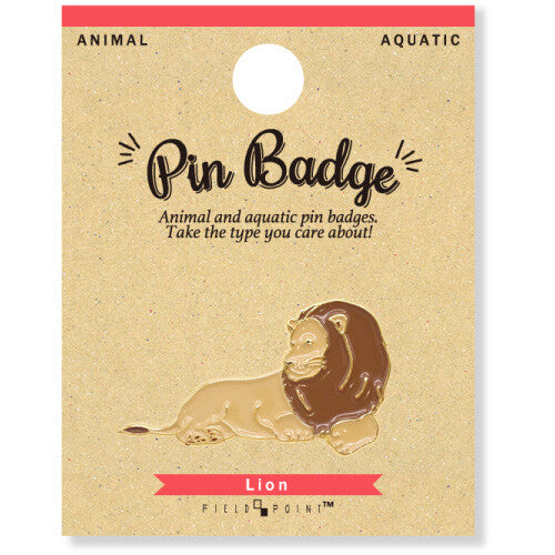 Lion Enamel Pin – Majestic Animal Badge for Backpacks, Jackets & Gifts