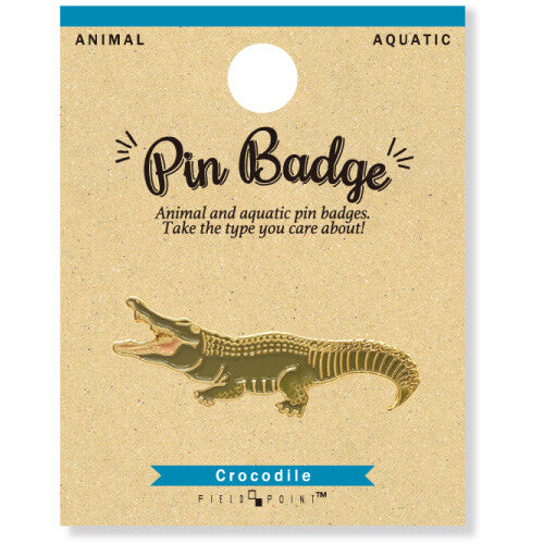 Crocodile Enamel Pin – Fun Reptile Badge for Backpacks, Jackets & Gifts