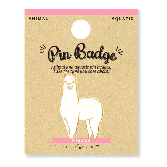 Alpaca Enamel Pin – Cute And Fluffy Animal Badge for Backpacks & Gifts