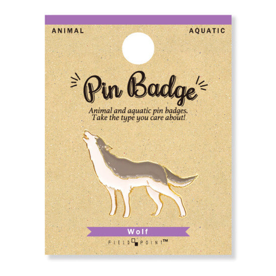 Wolf Enamel Pin – Bold Wild Animal Badge for Backpacks & Gifts