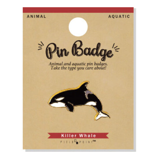 Killer Whale Enamel Pin – Bold Ocean Animal Badge for Backpacks & Gifts
