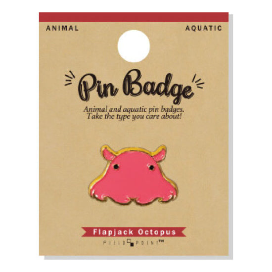 Flapjack Octopus Enamel Pin – Cute Deep Sea Animal Badge for Backpacks & Gifts