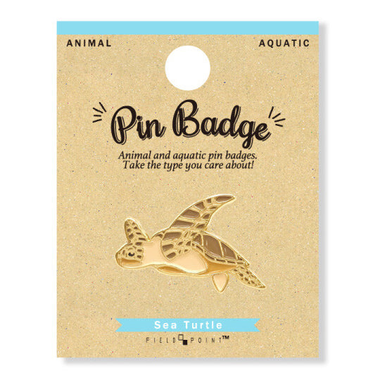 Sea Turtle Enamel Pin – Cute Ocean Animal Badge for Backpacks & Gifts