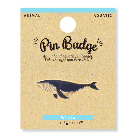 Whale Enamel Pin – Cute Ocean Animal Badge for Backpacks & Gifts