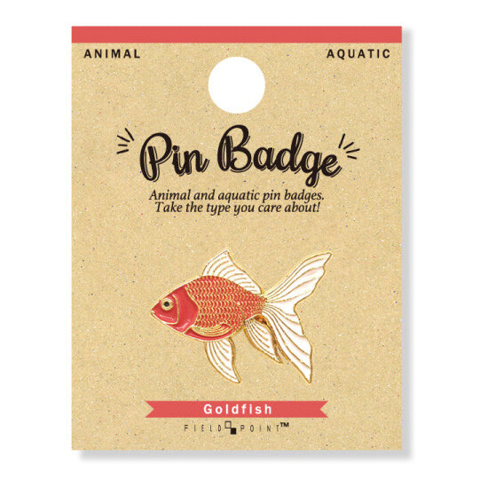 Goldfish Enamel Pin – Cute Aquarium Fish Badge for Backpacks & Gifts