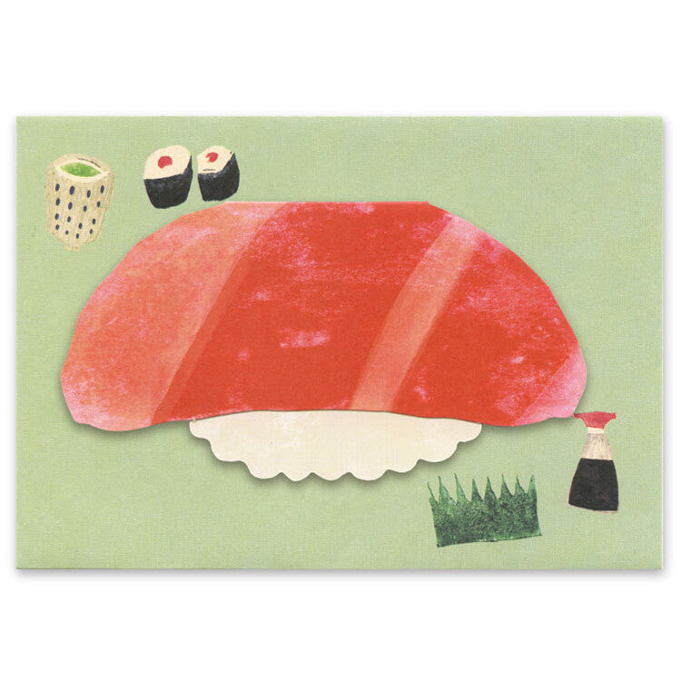 Greeting card delicious food