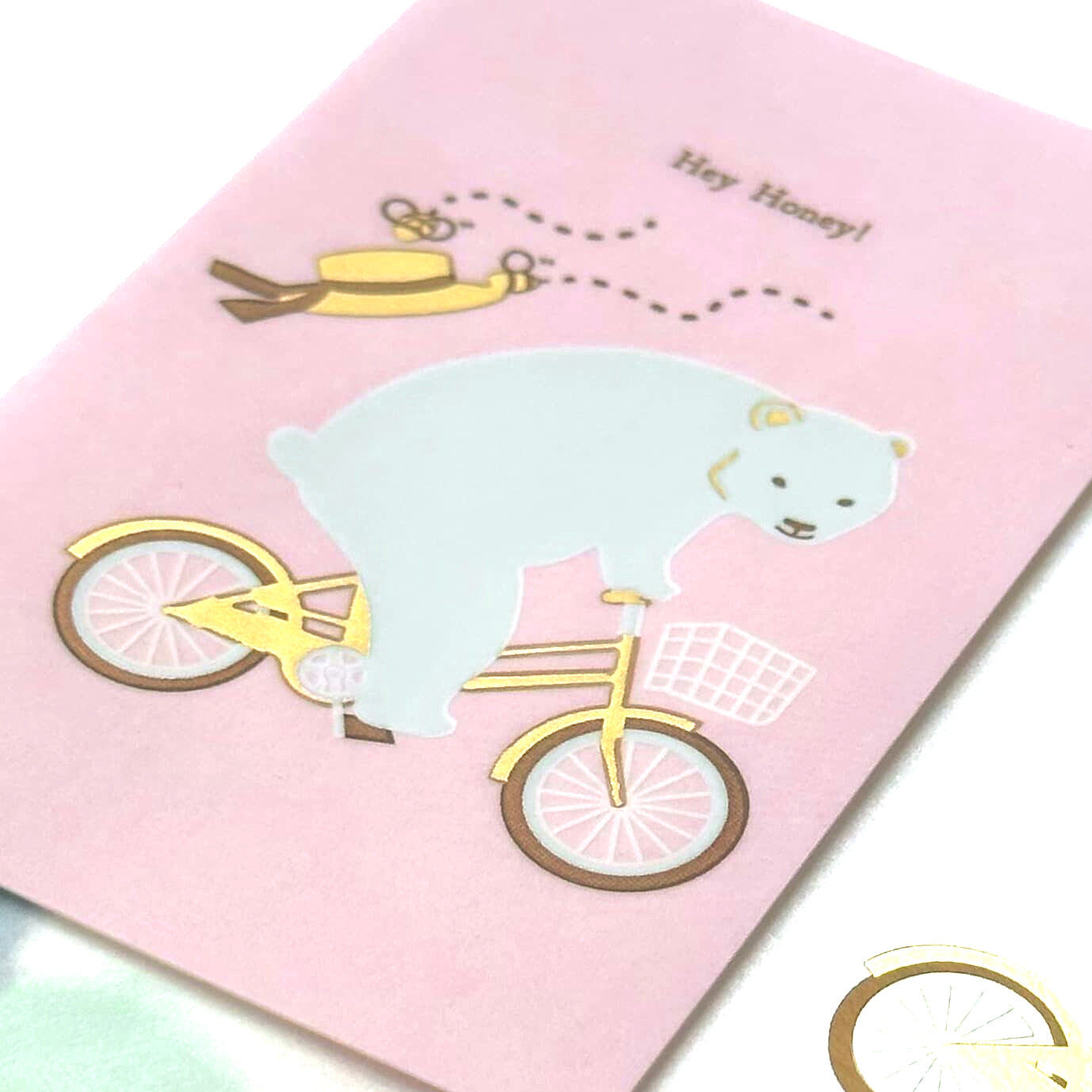 Bear sticker hey honey