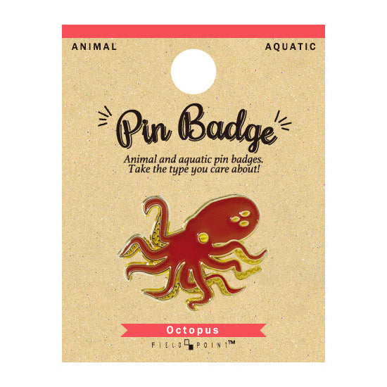 Octopus Enamel Pin – Cute Sea Creature Badge for Backpacks & Gifts