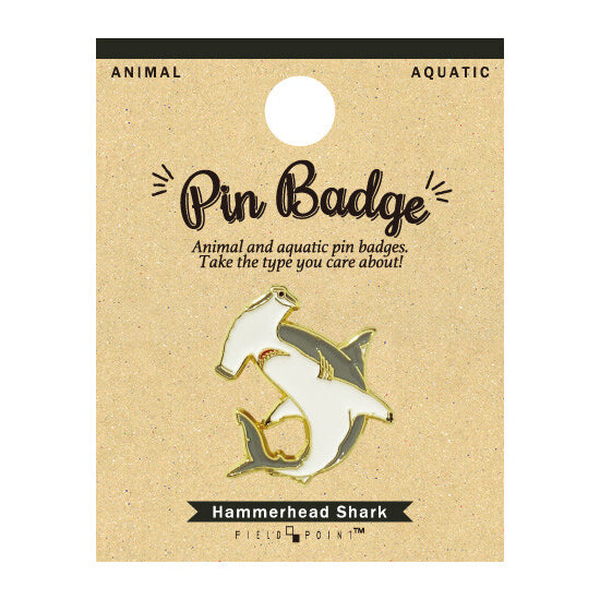Hammerhead Shark Enamel Pin – Unique Ocean Predator Badge for Backpacks & Gifts