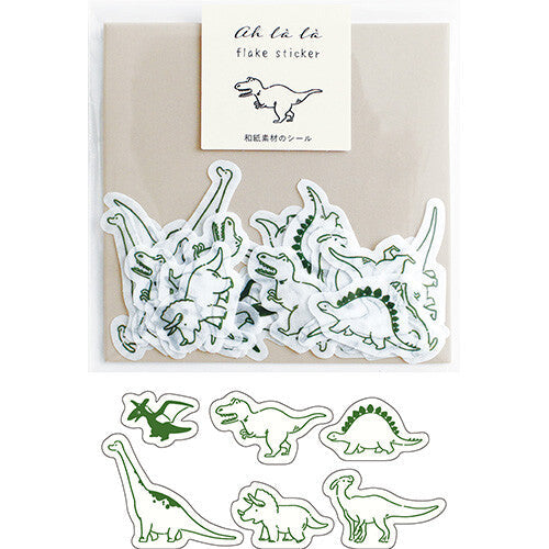 EL COMMUN Arara Flake Stickers - Dinosaurs
