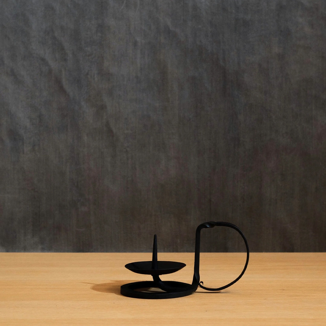 Japanese Iron Candle Stand