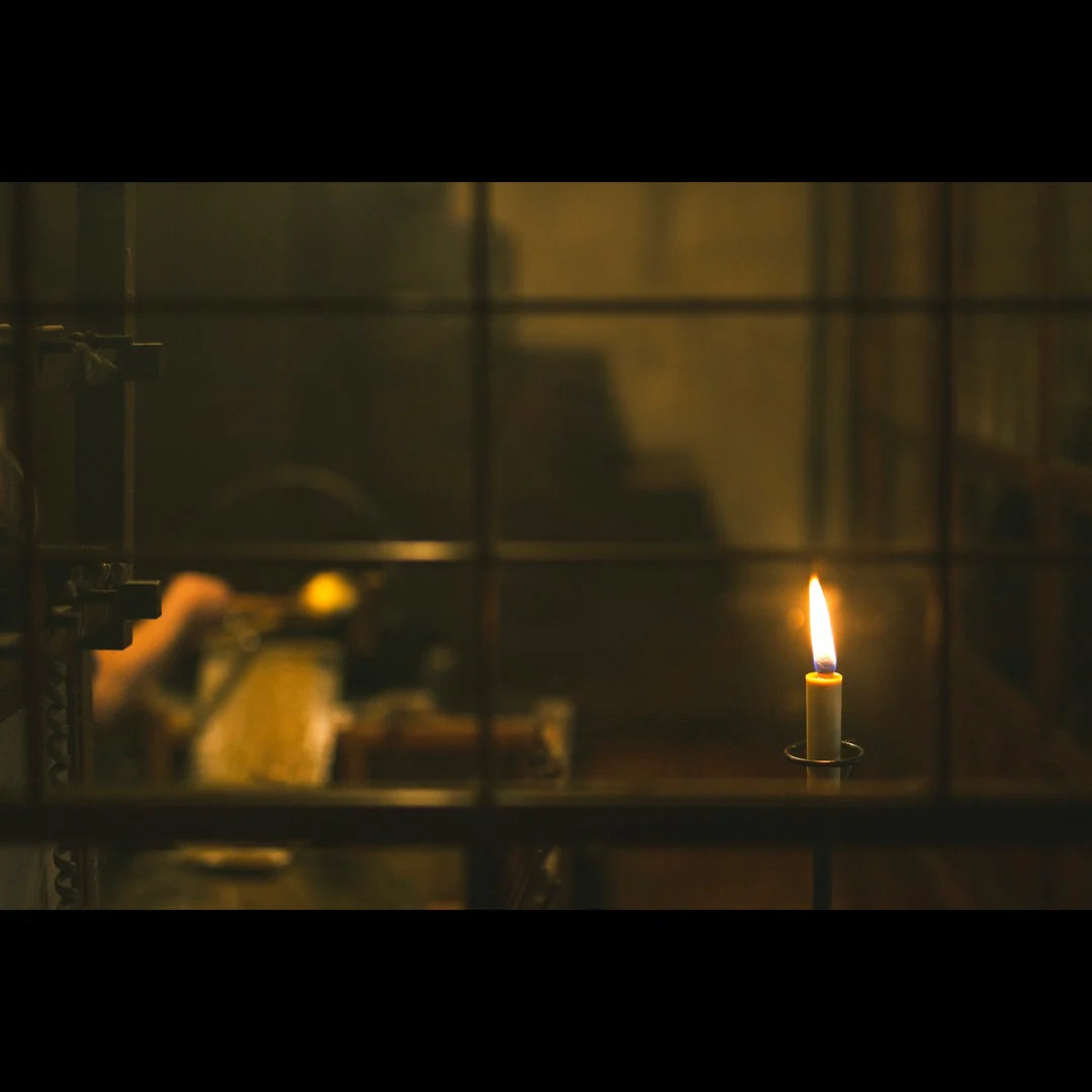 Japanese Iron Candles Stand Small