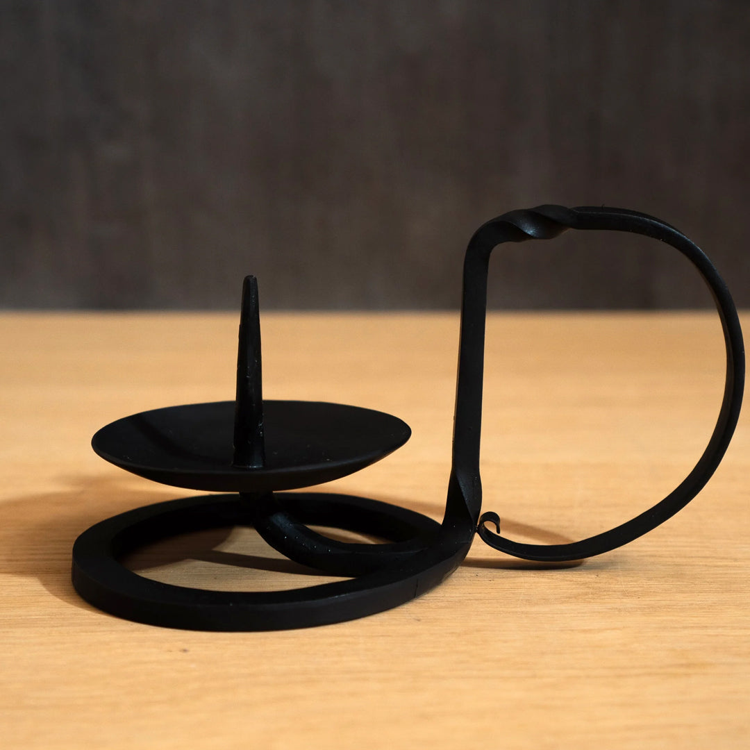 Japanese Iron Candle Stand