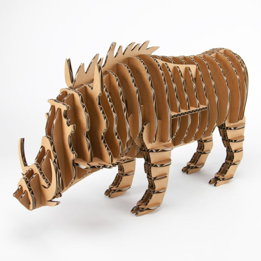 Cardboard Craft Kit Medium Boar