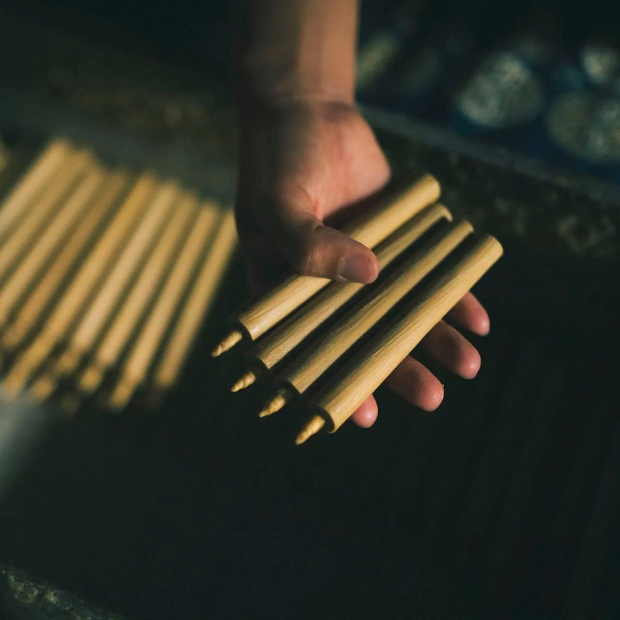 Japanese Handcrafted Candles set of 6 with Box