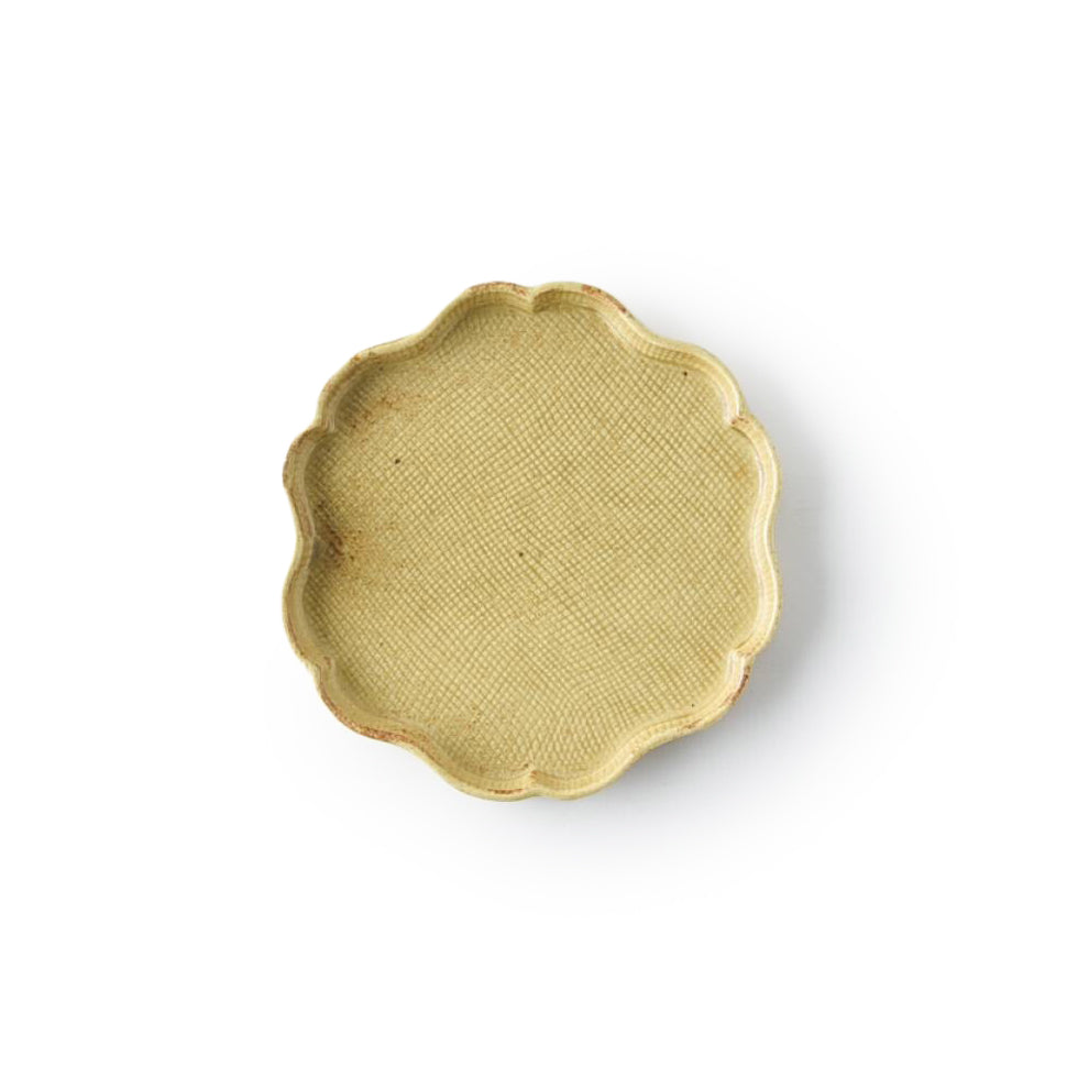 Minoyaki Mini Plate Yellow