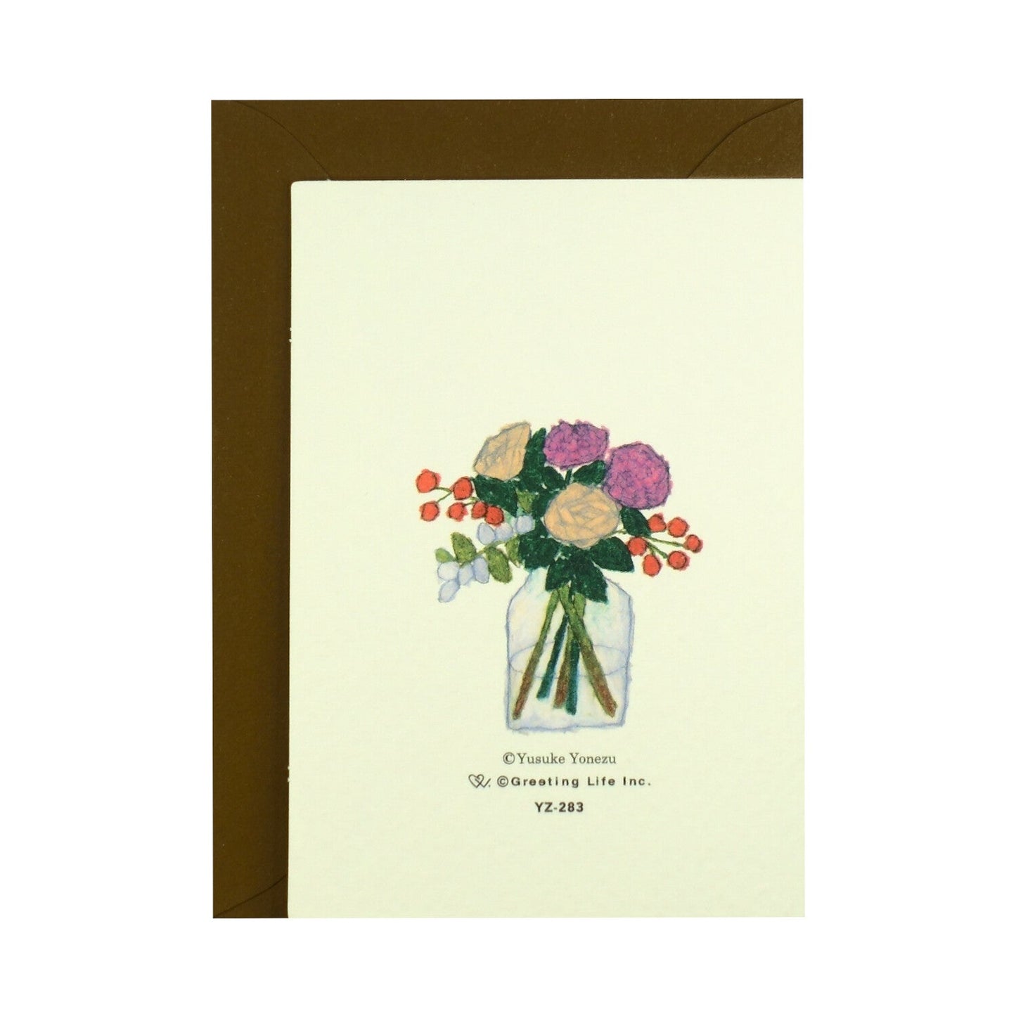 Greeting card bouquet