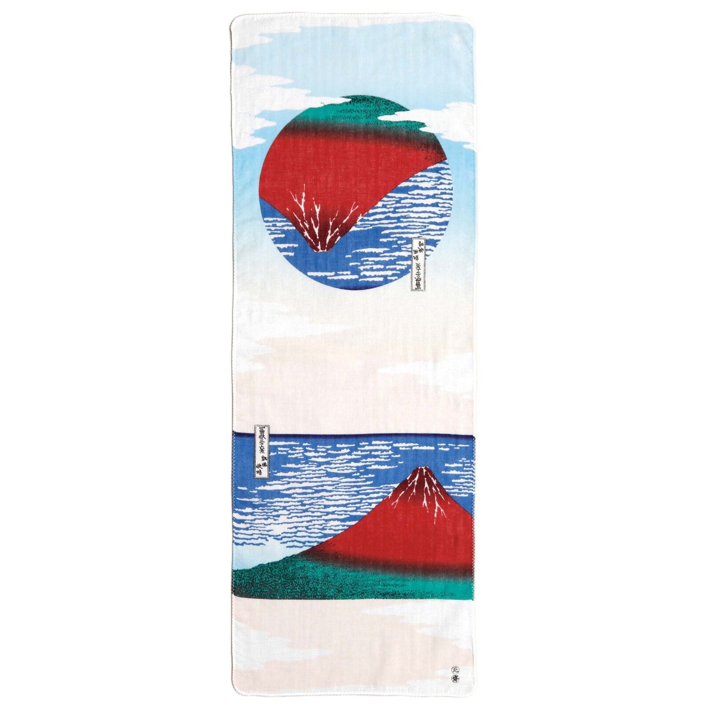 Redd Fuji double gauze hand towel Tenugui Ukiyoe