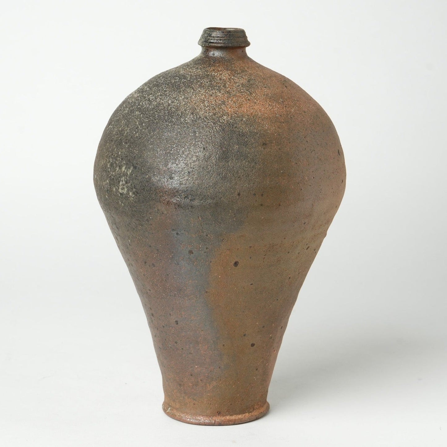 Keiji Tanaka Meiping Flower Vase Nanban Woodfired