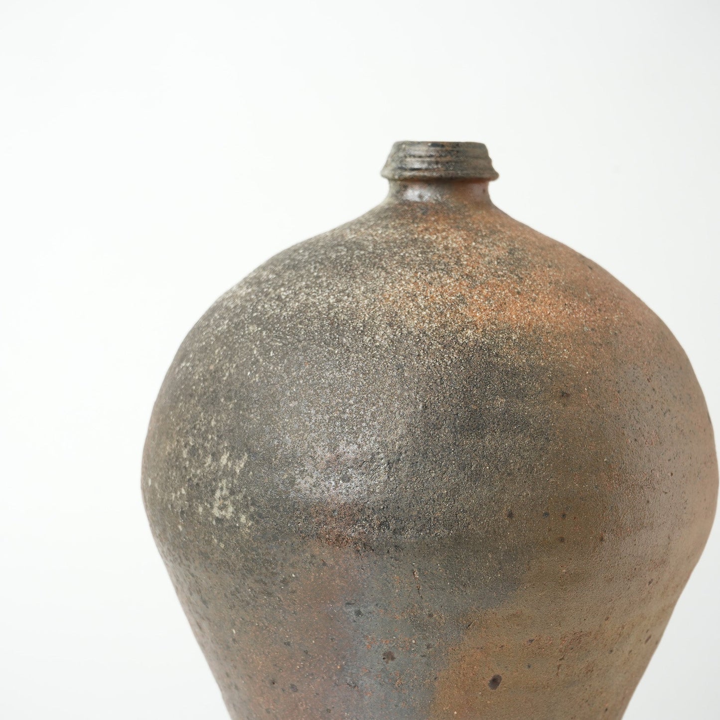 Keiji Tanaka Meiping Flower Vase Nanban Woodfired