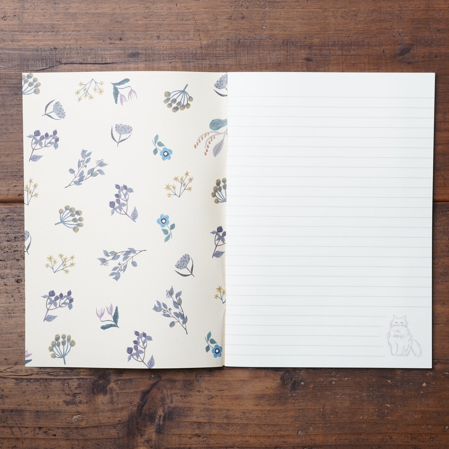 Cat notebook rosette