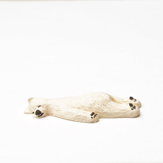 Sleeping Magnet White Bear - Japanese Polar Bear Fridge Magnet