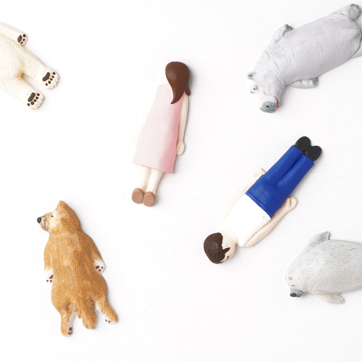 Sleeping Magnet Girl - Japanese Decorative Fridge Magnet