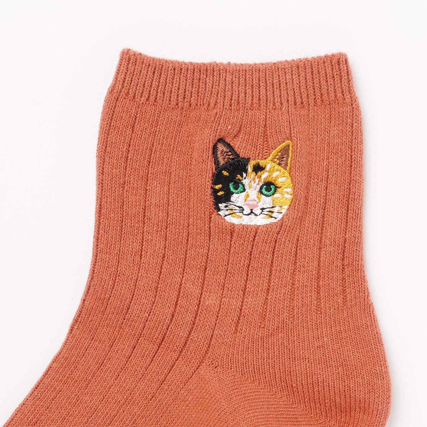 Cute Cat Socks M – Mike Neko Embroidery