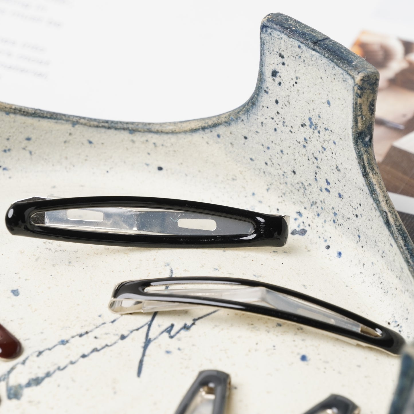 Non-Slip Hair Pin 62mm Slim Puffy Type