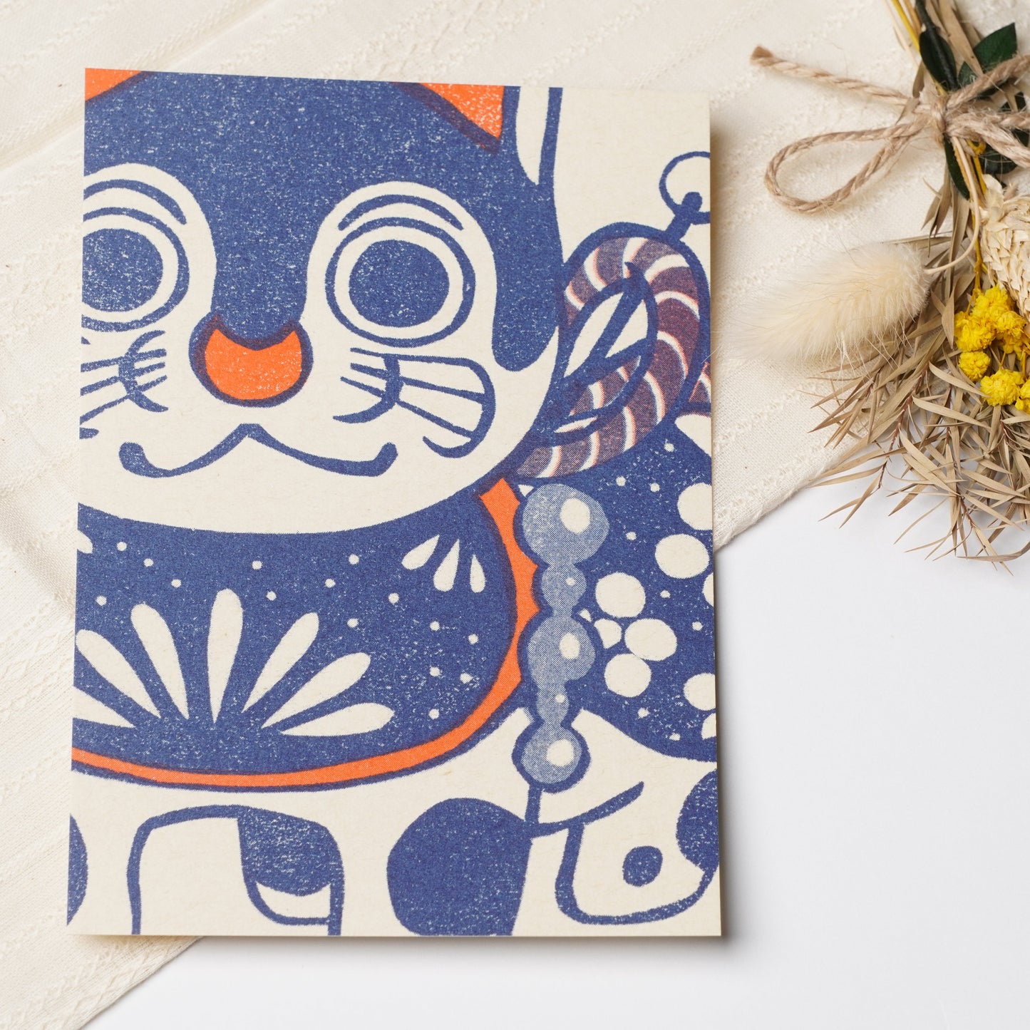 Retro Japan Post Cards Dog