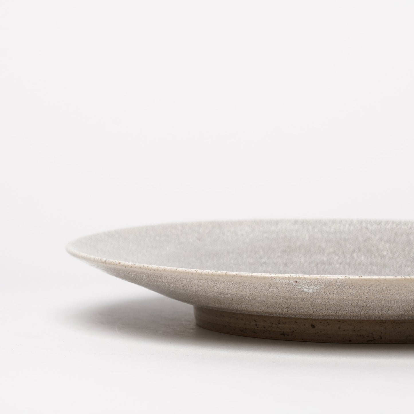 Hyouzangama Kairagi Crackle Glaze Plate L