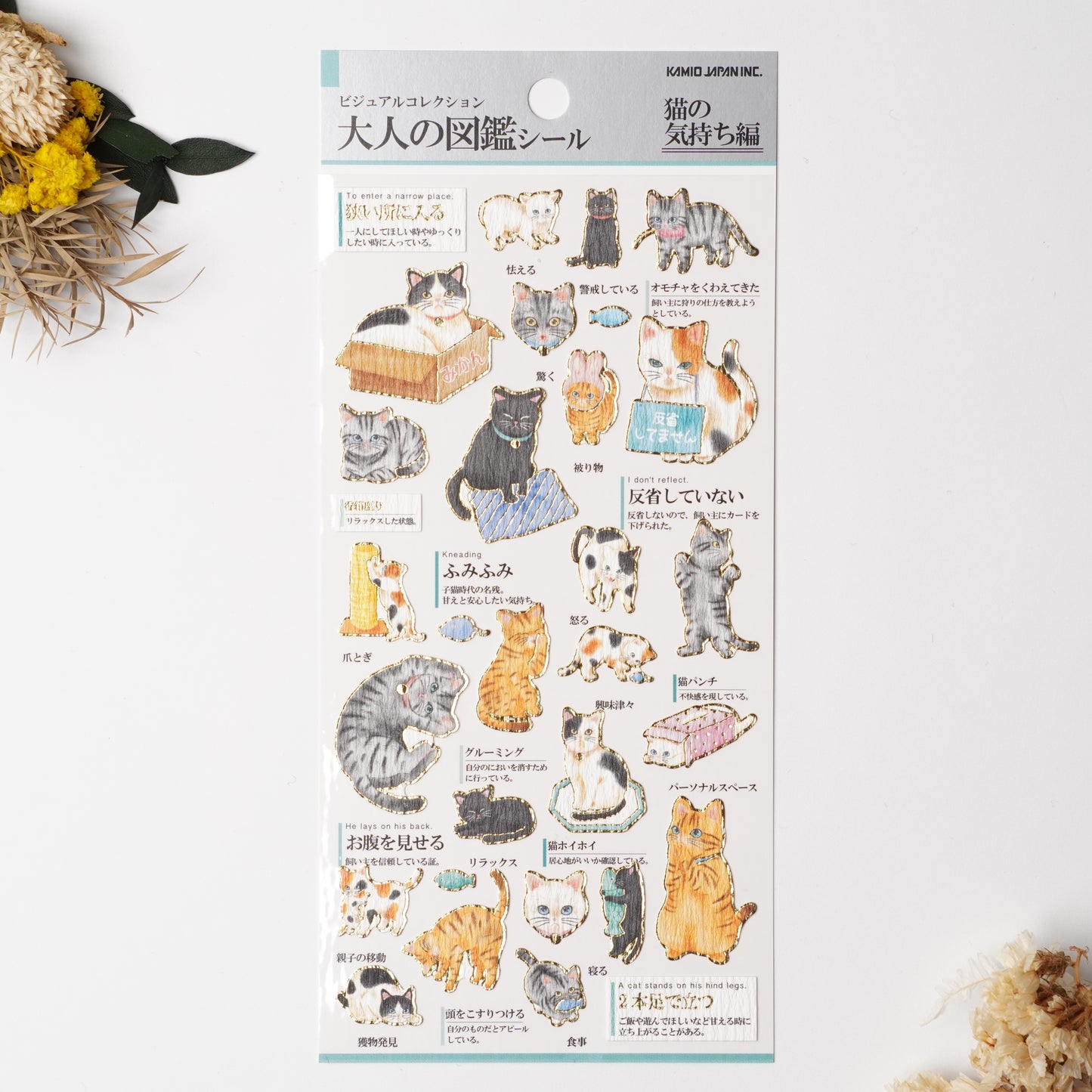 Otona Sticker Series Cat Feelings - Encyclopedia for Grown-Ups