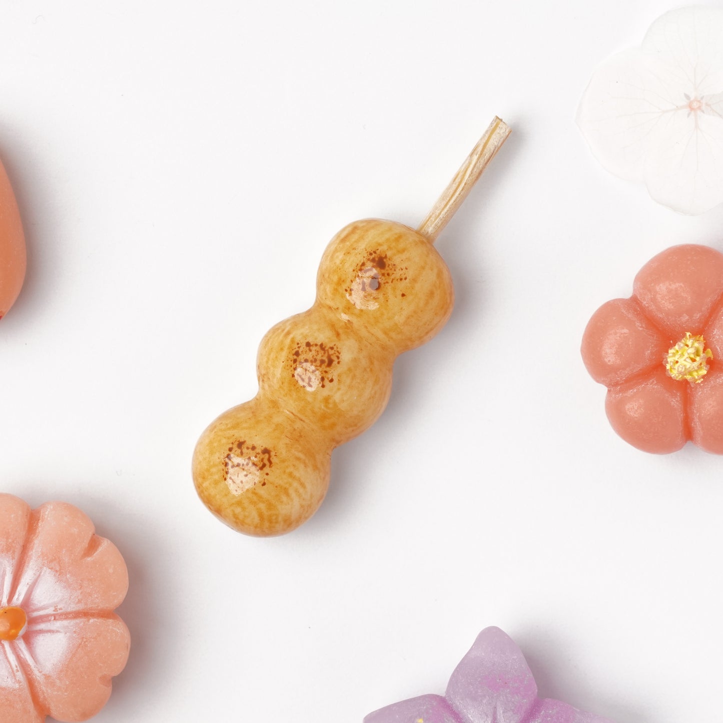 Wagashi Magnet Dango Brown (Japanese Traditional Sweets)