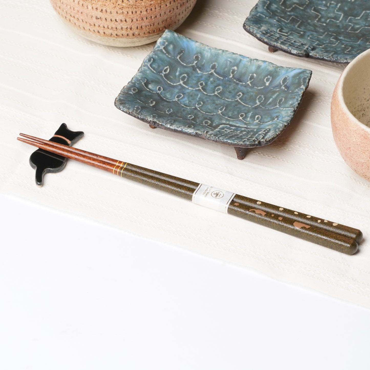Chopsticks and Chopstick rests set of 2