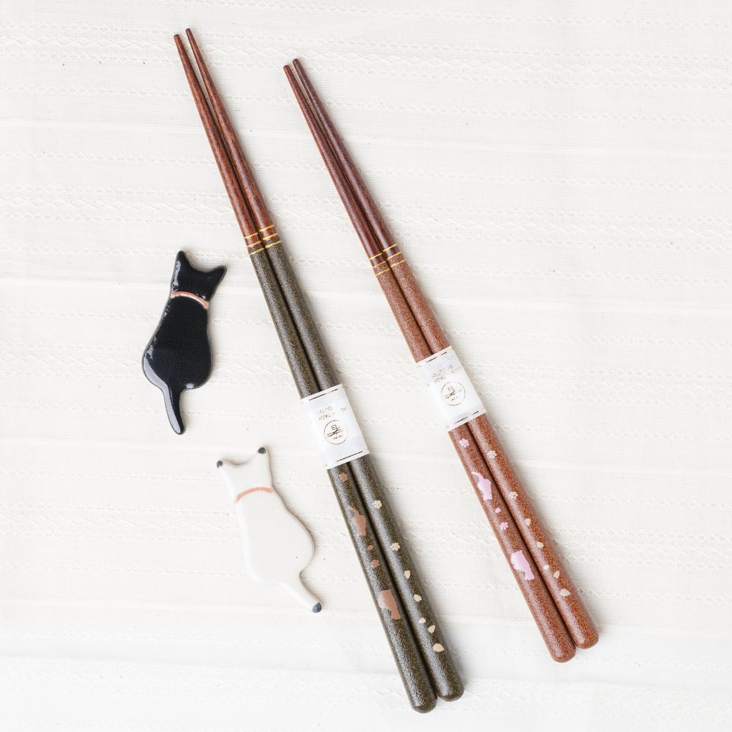 Chopsticks and Chopstick rests set of 2
