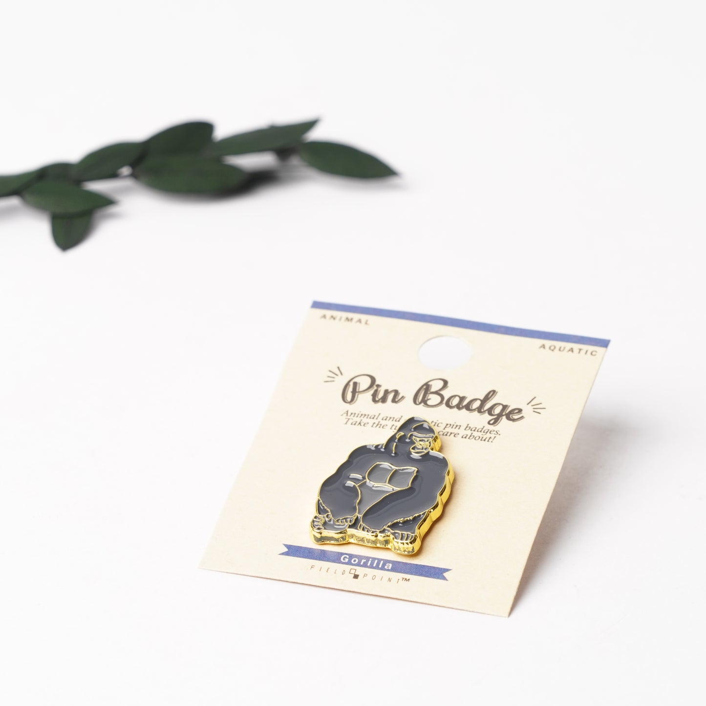 Gorilla Enamel Pin – Cool Animal Badge for Jackets, Bags & Gifts