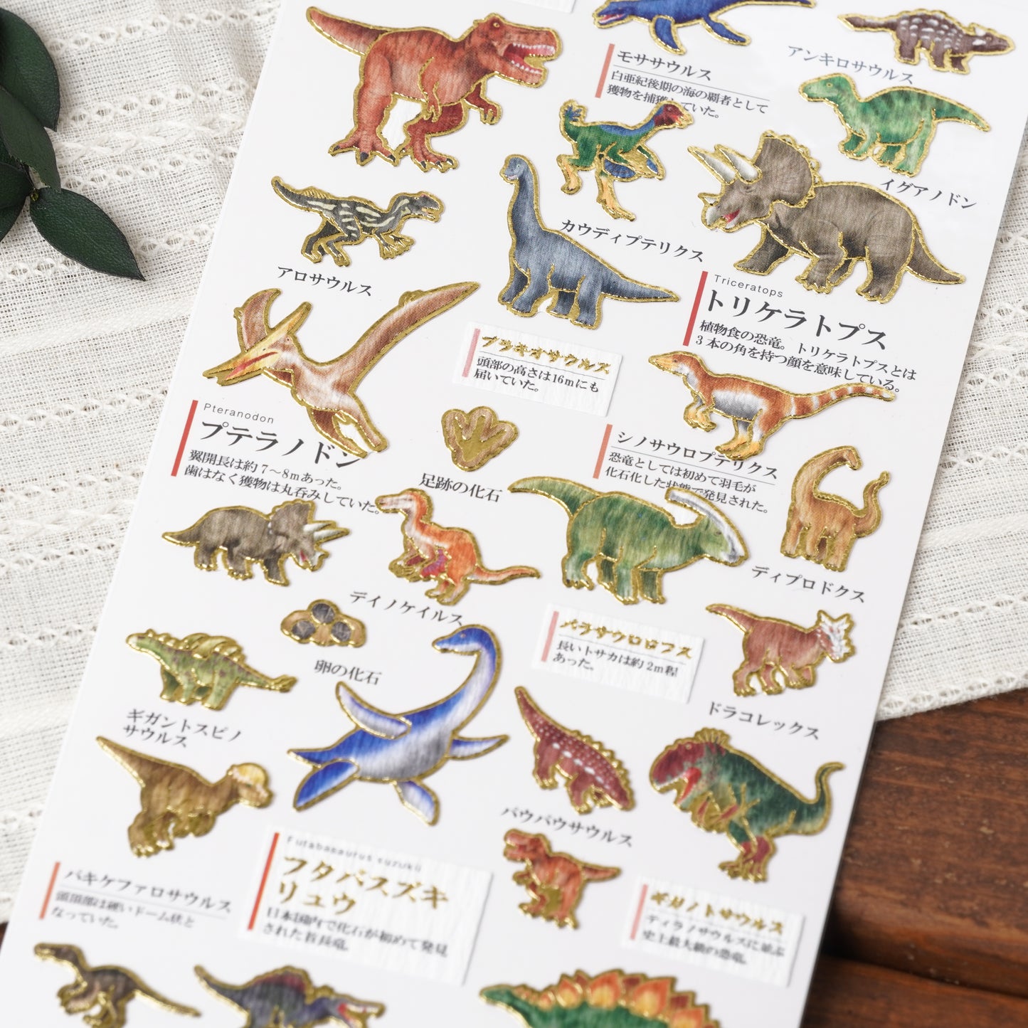 Otona Sticker Series Dinosaur - Encyclopedia for Grown-Ups