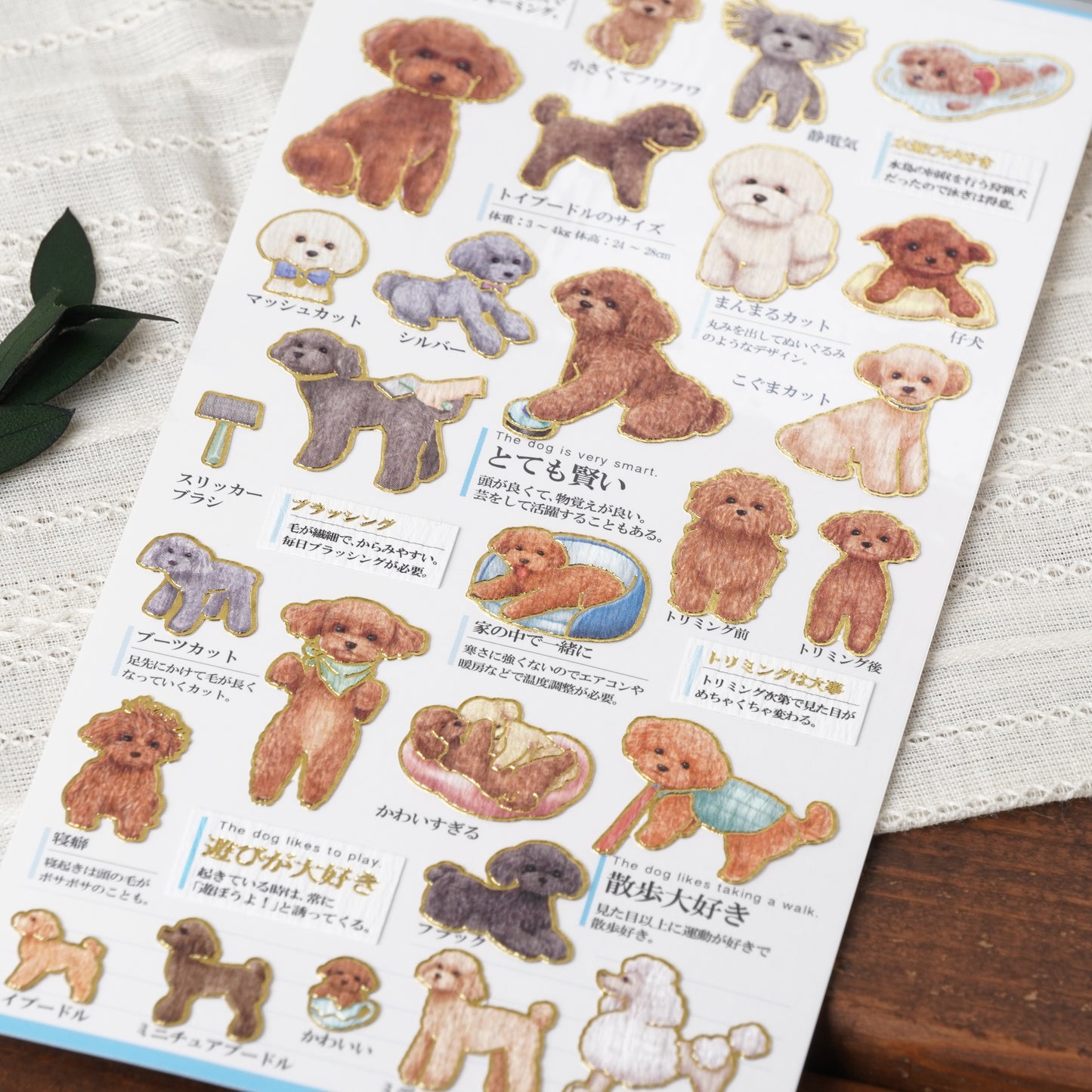 Otona stickers Poodles